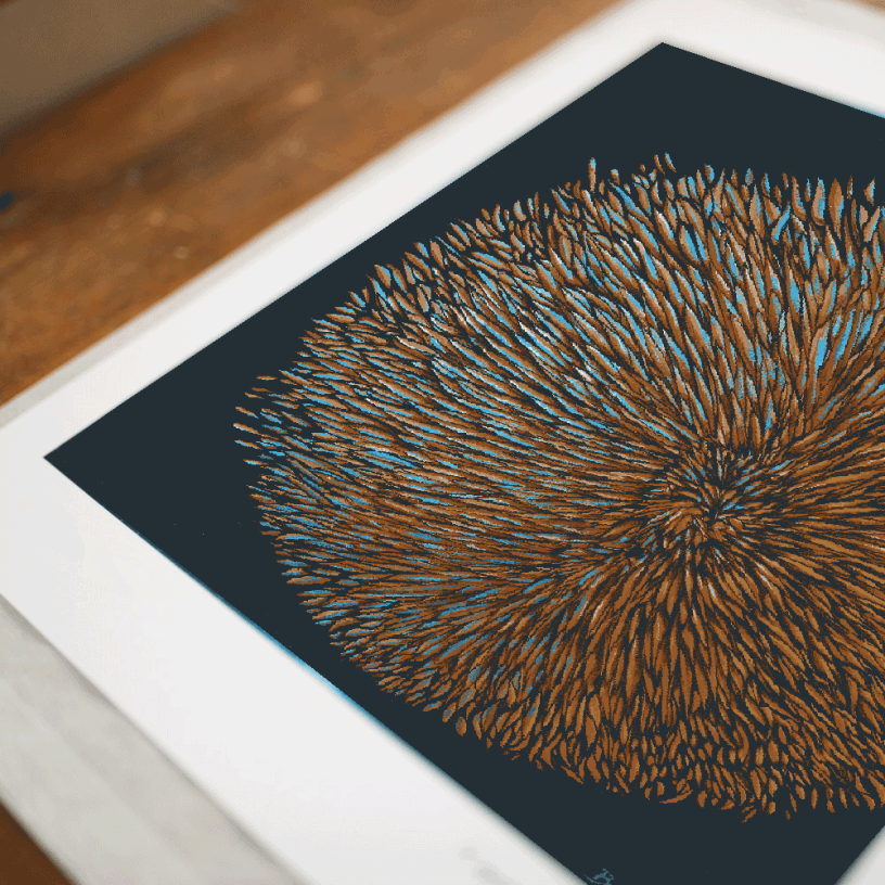 Giclee print sample image